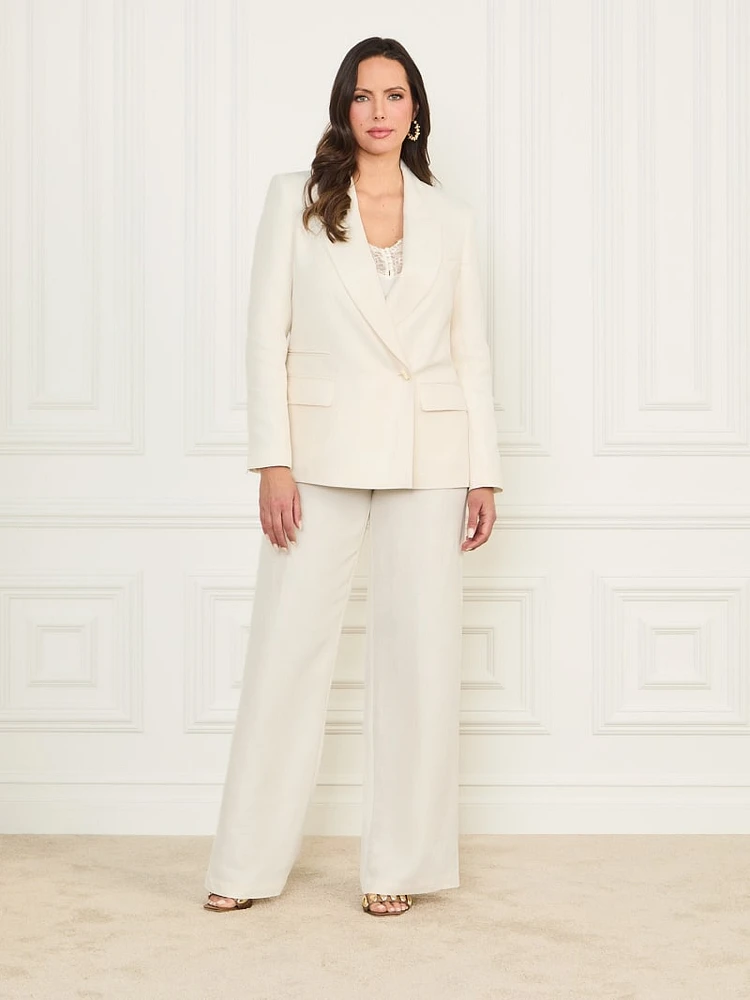 Eco Greta Linen-Blend Blazer