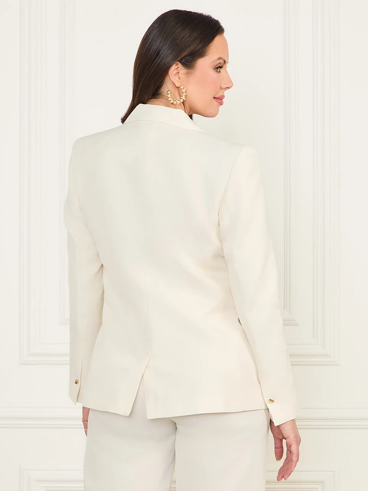 Eco Greta Linen-Blend Blazer