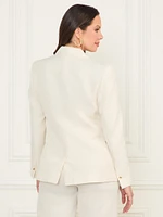 Eco Greta Linen-Blend Blazer