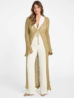 Lucky Lurex Net Duster Cardigan