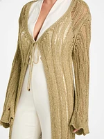 Lucky Lurex Net Duster Cardigan