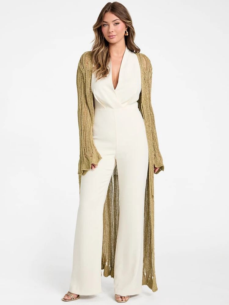 Lucky Lurex Net Duster Cardigan