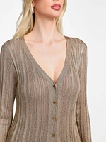Gia Lurex Long Cardigan