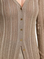 Gia Lurex Long Cardigan
