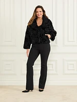 Margot Longline Faux-Fur Coat