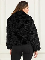 Margot Longline Faux-Fur Coat