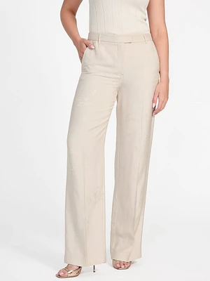 Whitney Floral Straight Pant