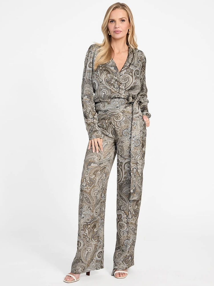 Eco Alanis Printed Wrap Blouse
