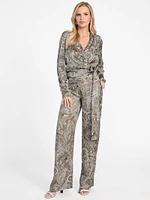 Eco Alanis Printed Wrap Blouse