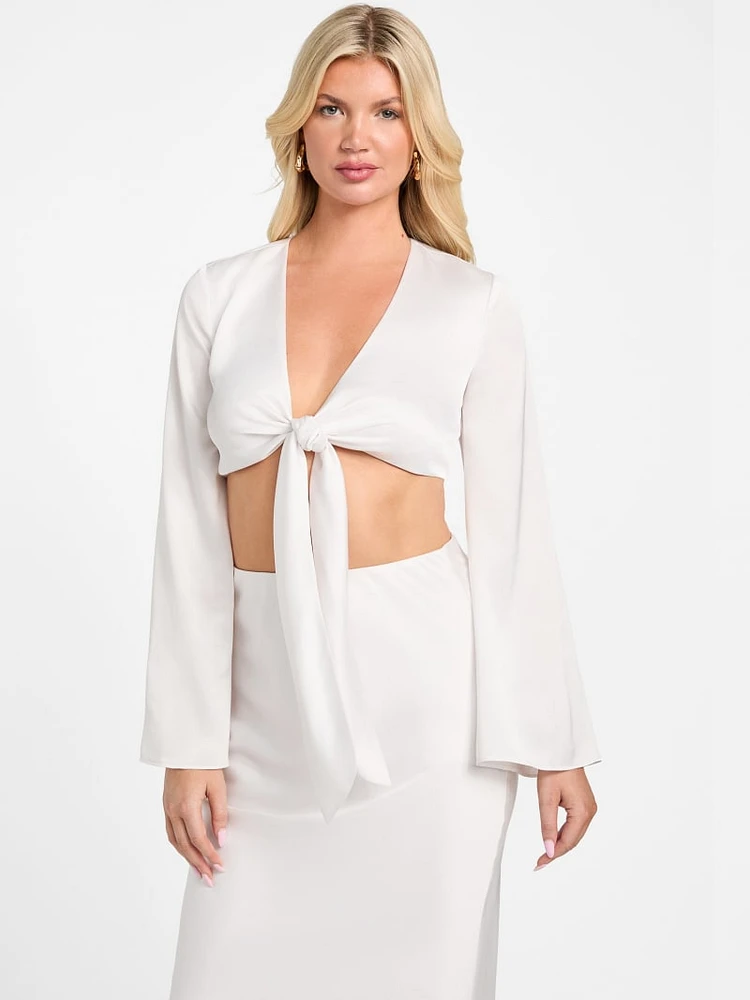 Eco Monica Tie-Front Top