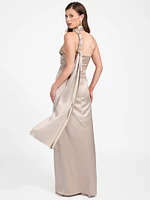 Aretha Satin Gown