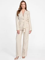 Whitney Floral Belted Blazer