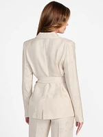 Whitney Floral Belted Blazer