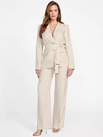 Whitney Floral Belted Blazer