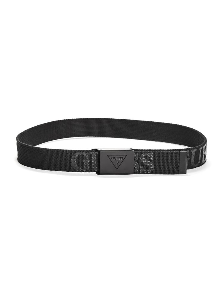 Matte Logo Canvas Belt