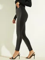 Coy Leather High-Rise Legging