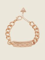 Gold-Tone ID Bar Bracelet