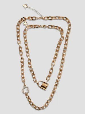 Gold-Tone Chain Necklace Set