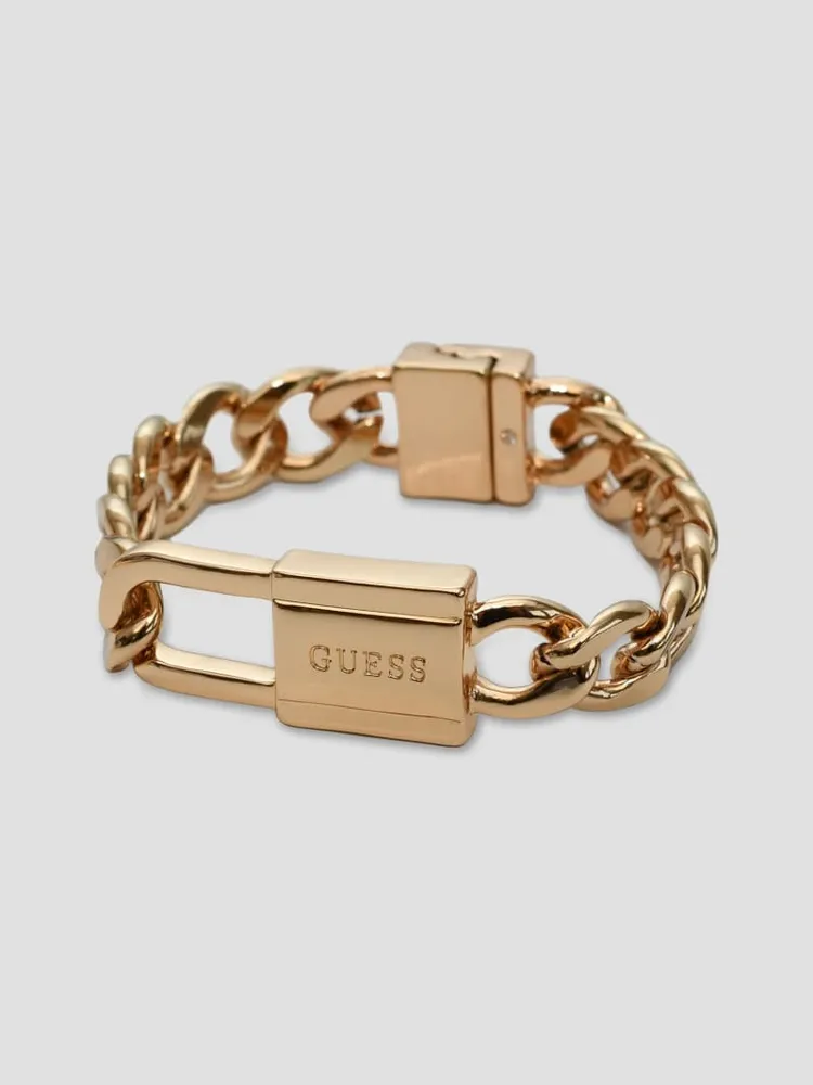 Gold-Tone Chain-Link Magnetic Bracelet