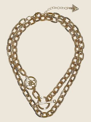 Gold-Tone Quattro G Necklace Set