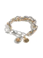 Quattro G Charm Toggle Bracelet