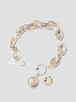 Quattro G Charm Toggle Bracelet