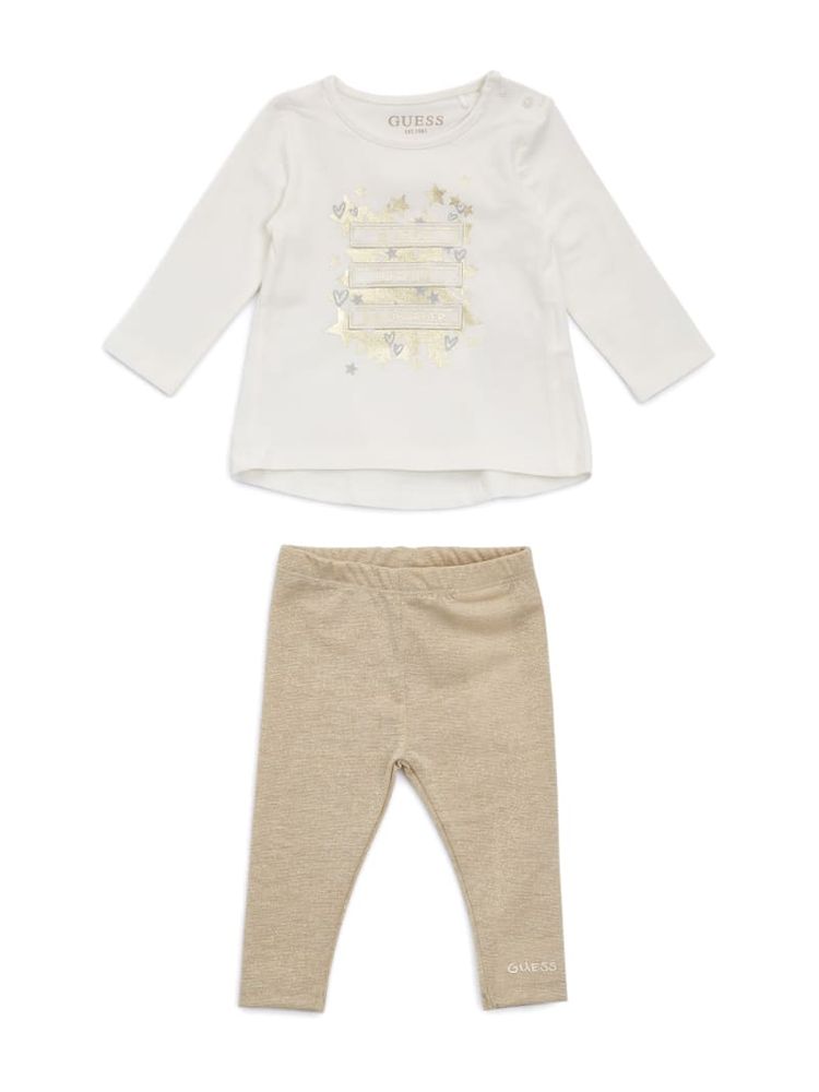 Metallic Tee and Leggings Set (0-24M)