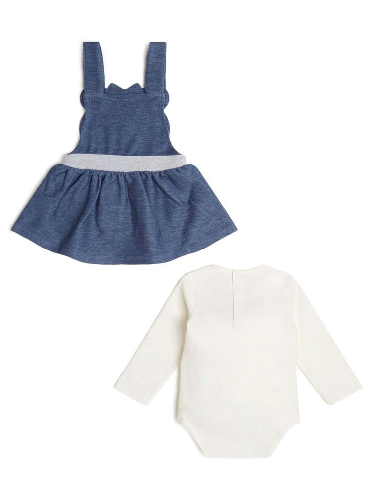 Bodysuit and Knit Denim Skirt (0-24M)