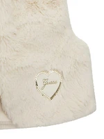 Faux-Fur Vest, Peplum Tee and Leggings Set (0-24M)