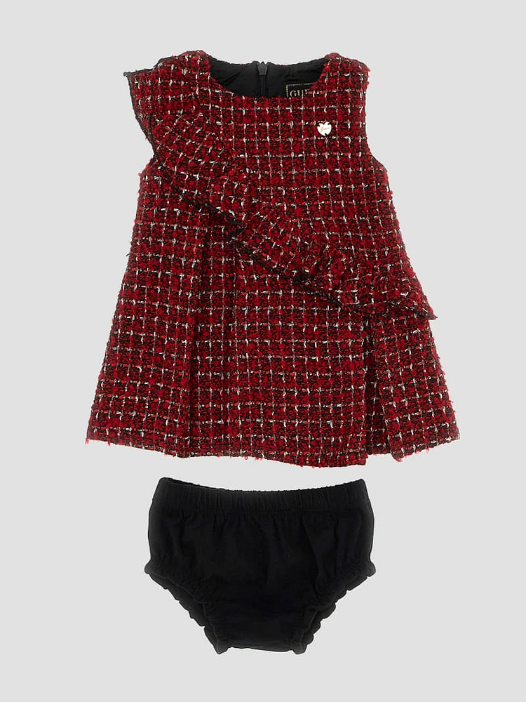 Wool-Blend Tweed Dress and Bloomers Set (0-24M)