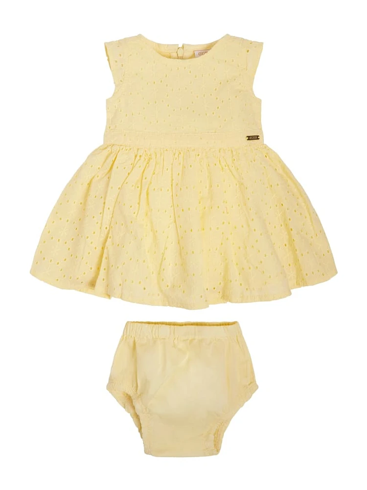 Embroidered Eyelet Dress and Bloomers Set (0-24M)