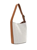 Nicolette Canvas Large Bucket Bag