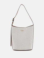 Nicolette Canvas Large Bucket Bag