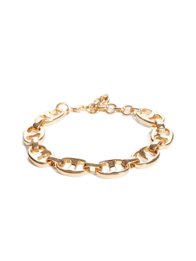 Gold-Tone Chain-Link Bracelet