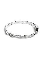 Rhinestone Chain-Link Bangle Bracelet