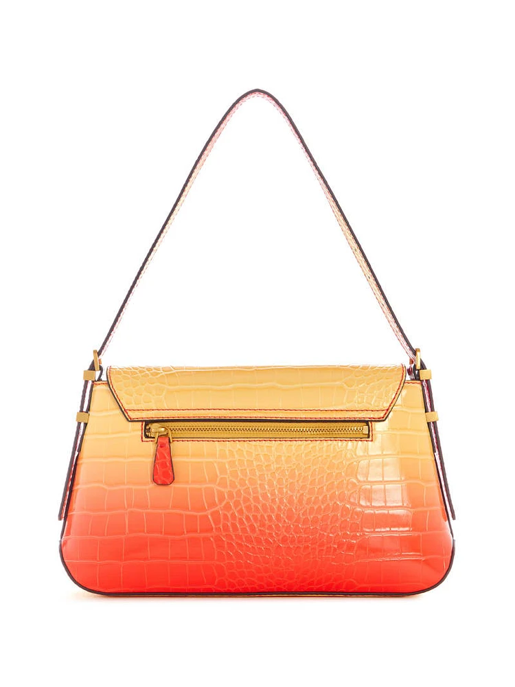 Desideria Ombre Croc Shoulder Bag