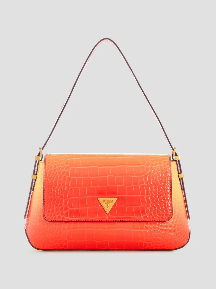 Desideria Ombre Croc Shoulder Bag