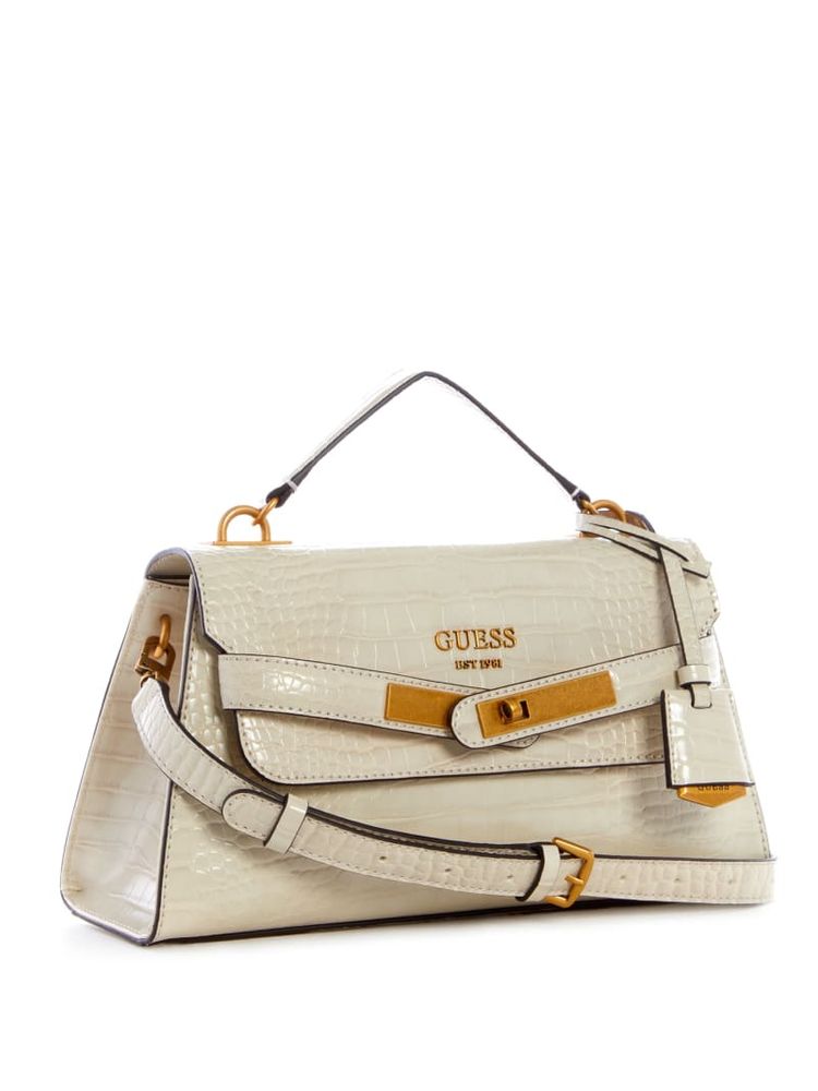 Enisa Top-Handle Flap Bag