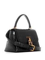 Montreal Faux-Crocodile Mini Crossbody