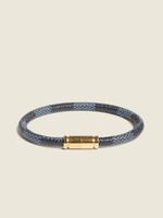 Leather Two-Tone Bracelet