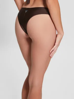 Sequin V-Cut Brazilian Bikini Bottom