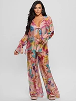 Silk-Blend Swim Cover-Up