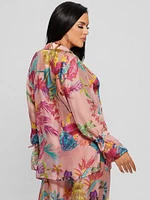 Silk-Blend Swim Cover-Up