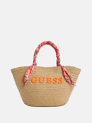 Straw Beach Tote