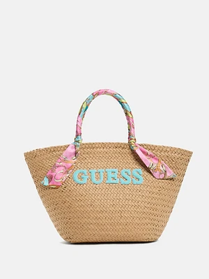 Straw Beach Tote