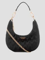 Golden Rock Mini Crescent Hobo Bag