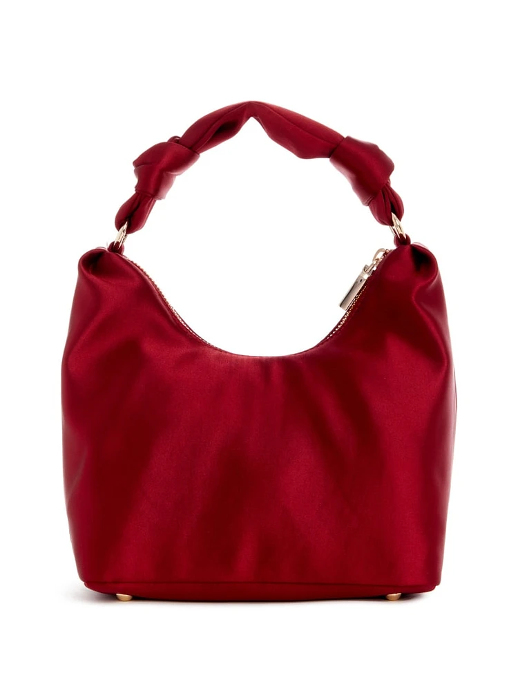Velina Satin Hobo Bag