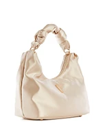 Velina Satin Hobo Bag