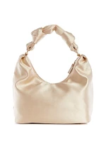 Velina Satin Hobo Bag