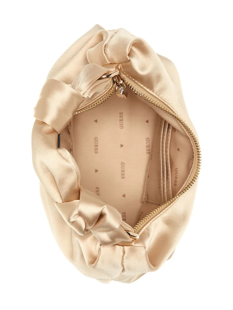 Velina Satin Hobo Bag
